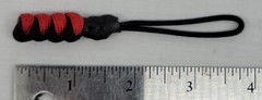 Paracord ~ Red & Black ~ Zipper Pull/Knife Lanyards/Key Fob/Tool Keeper ~ 13