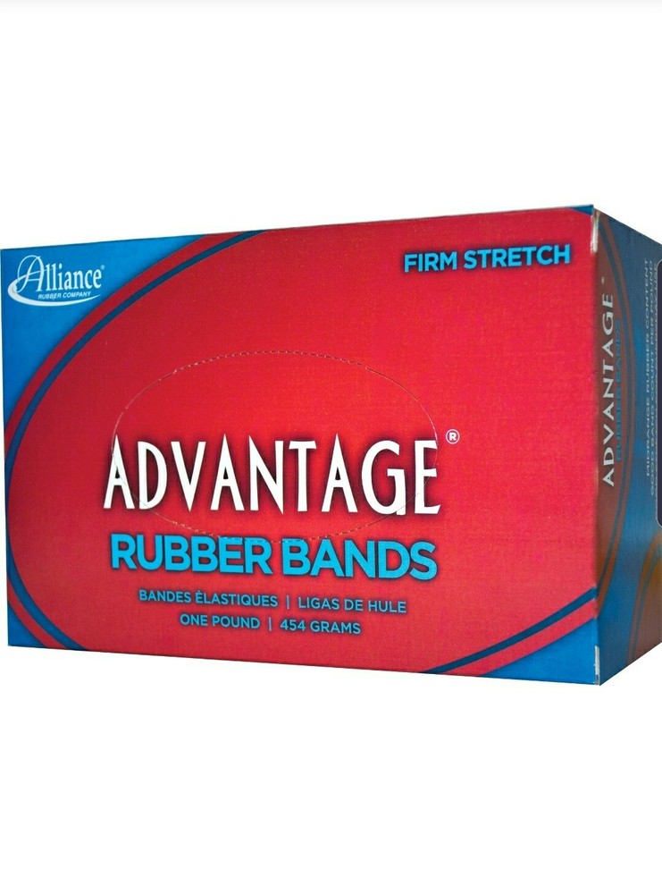 Alliance Rubber 96305 Advantage Bands Size 1 Pound 2 x 1/8 inches, Red