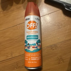 OFF Family Care Smooth and Dry Insect Mosquito Repellent w/ Deet 4oz