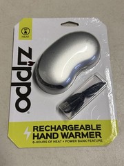 Zippo Rechargeable Hand Warmer 6 hours of Heat and Power Bank
