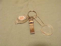 Uncle Bill’s Sliver Gripper TWEEZER, EDC Keychain KIT: Light & 5X Mag. Glass