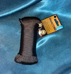 Koch 550 Paracord – Black – 5/32 Inch x 100 Feet – Maximum Load 55 lbs – 5551836
