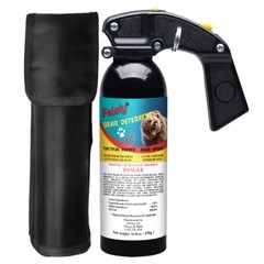 Feloiy 32 Feet BEAR Deterrent Repellent Spray 16 oz Legal Formula w/ Holster
