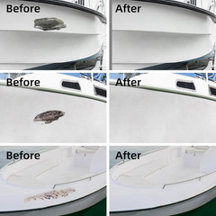 Fiberglass Boat Repair Kit White Marine Gel Coat for Boats Epoxy Filler for