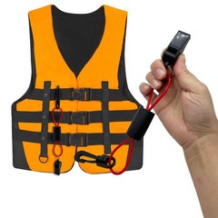 Whistle with Lanyard for Safety, Coast Guard Approved, Floats—Ideal for Boats…
