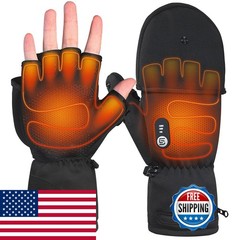 ES Tech Heated Gloves Men Women Rechargeable 7.4V 3000mAh Battery Waterproof