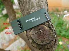 2 Emergency Survival Whistles Rescue Tool Signal Sound Outdoor Camping Hiking