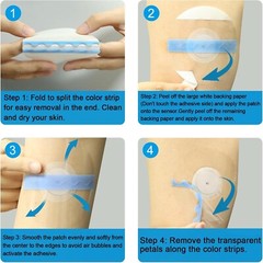 Freestyle Sensor Adhesive Bandage Patches for Libre 2 Cover Waterproof Clear …