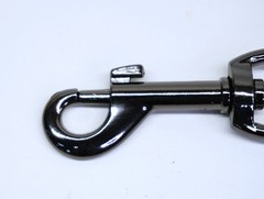 Gunmetal Dog Leash Clip – Heavy Duty Swivel Snap Hook for Pet Leads, DIY