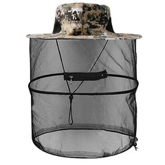 Anti-mosquito Bugs Bee Hood Bee Picking Hat Mesh Hat Breathable Mesh Hat Mesh He
