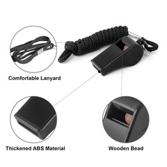 Colorful Plastic Whistles with Lanyards 120dB Loud Sports Whistle for Coaches