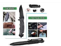 New Outdoor Emergency Survival Gear and Equipment 14 in 1 Tactical Survival Tool