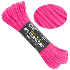 ATWOOD USA Reflective Paracord 550 Type III 7Strand 4mm AUTHENTIC small batch