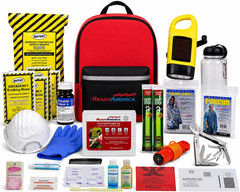 72 Hour Deluxe Emergency Kit, 1-Person 3-Day Backpack, First Aid Kit, Survival B