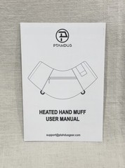 PTAHDUS Heated Hand Warmer Pouch Portable 7.4V Rechargeable Battery Open Box