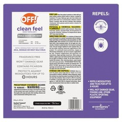 OFF! Clean Feel Mosquito Repellent Picaridin DEET-free Bug Spray Set