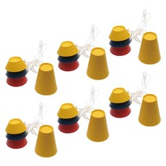 6 Set Driving Range Tee Holder Practice Mat Tees Golf Ball Stand