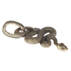 1pc Brass Snake Key Ring Boa Key chain Outdoor Small Accessories Car HanginC_NN