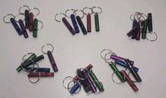 30pc Aluminum Emergency Survival Whistle Keychain Outdoor Camping New S94