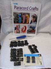 PARACORD CRAFTS INSTRUCTION BOOK BRACELET BUCKLES PERMALOCK NEEDLE SPLICING TOOL