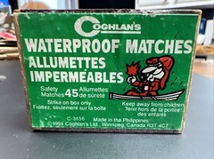 Vintage Box of Coghlan’s Waterproof Safety Matches