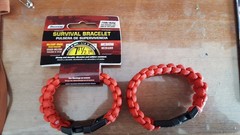 SecureLine Survival Bracelet- Military Grade Paracord 7 Ft Of Rope Medium Brown