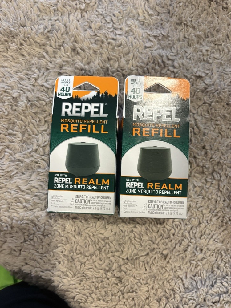 Repel Realm Zone Mosquito Repellent Refills – Brand New 2PACK