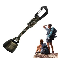 Bear Bell Hiking Adventure Loud Hiking Bell Safety Protection Bell w/ Carabiner