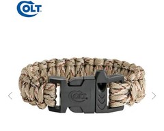 COLT Knives Survival Bracelet Paracord Tactical SPEAR Desert Tan Camo CT3018 NEW