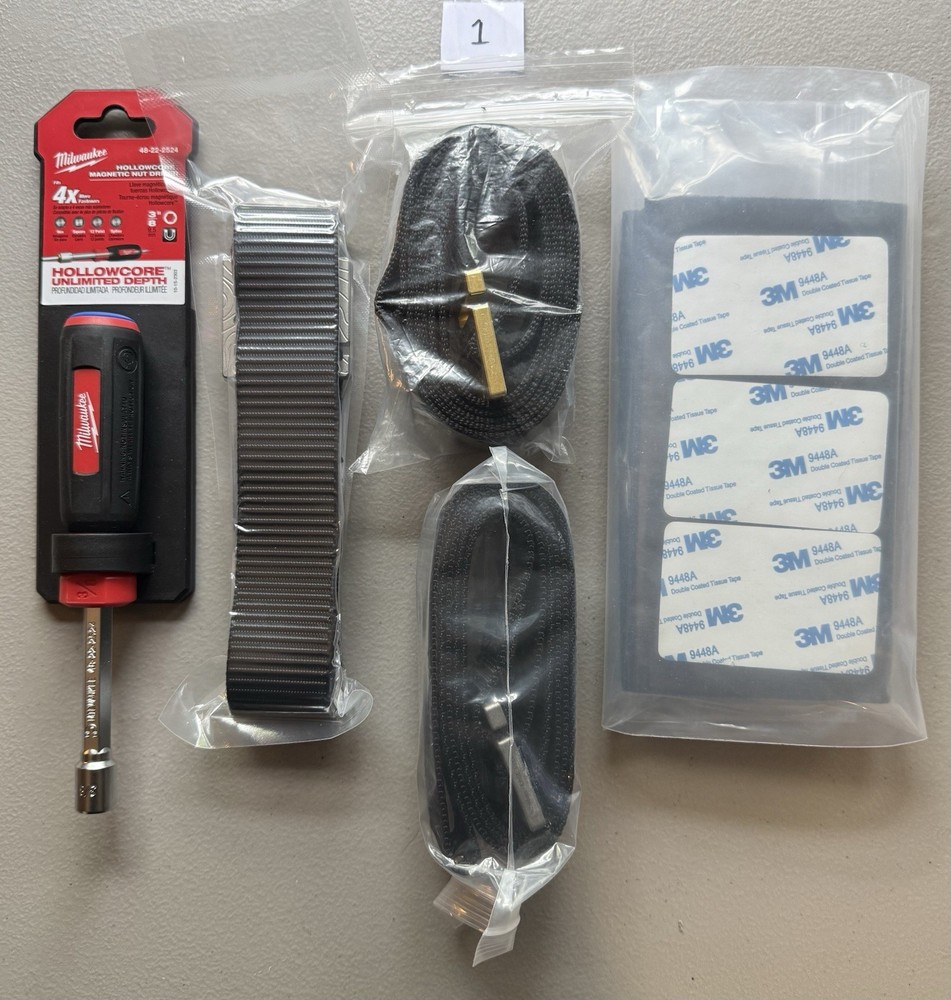 CountyComm Maratac Lot Milwaukee Tool Patch Board Titanium TOPO Brass Belt X3