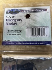 American Camper Emergency Blanket (84” x 52”) #2
