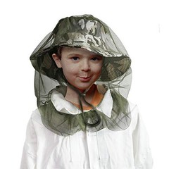 Kids Net Fishing Hat Netting Protection Sun Cap for Girls Boys Gardening
