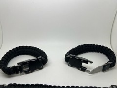 Pack x3 Multifunctional Survival Bracelet with Rope Knife for Camping