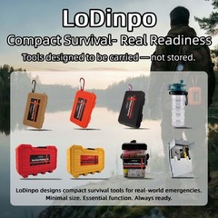 Pocket Survival Fishing Kit,Emergency Tackle Box,Camping&Hiking