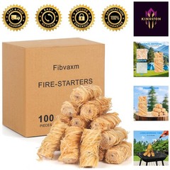 Natural Waterproof Fire Starters – Perfect Solution for BBQ, Campfires, & More
