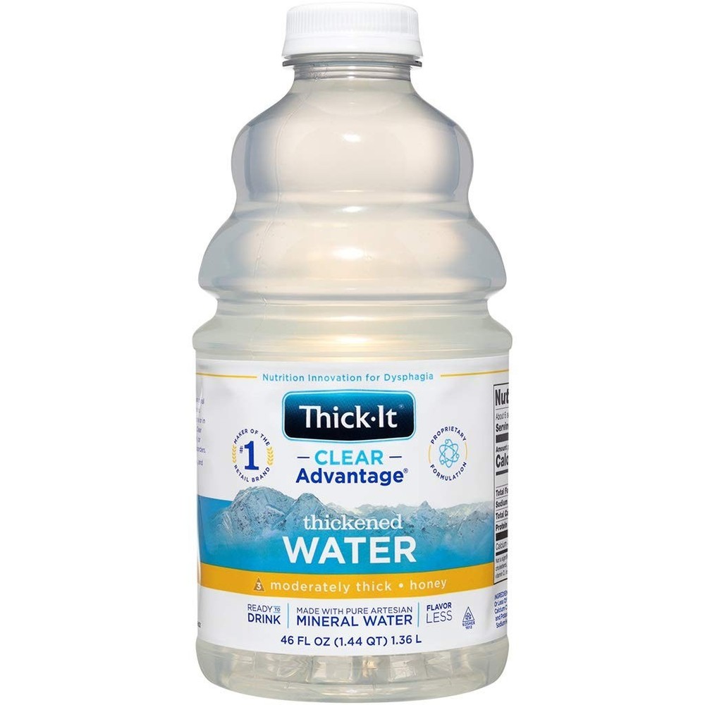 Clear Advantage Moderately Thick Water, Honey Consistency, Ready-to-Drink, Di…