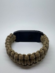 Camouflage Survival Bracelet Multifunctional with Whistle and Knife for Camping
