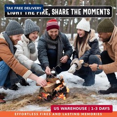 10lb Fatwood Fire Starter Sticks | 100% Natural Fire Starters for Campfires, Fir