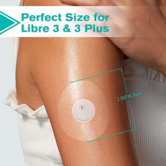 100Pack Libre 3 Sensor Covers Waterproof Adhesive Patches,15-Day Protection..