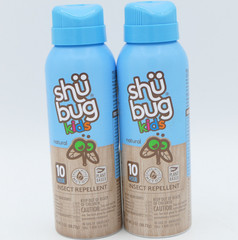 Shubug Kids Natural Insect Repellent Spray 2 Pack 3 oz Ea Lasts 10Hrs Plant Base