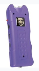 3-in-1 Strong Pain-Inducing Stun Gun, Alarm, Flashlight – PURPLE Self Defense