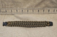 Sanctified Covenant Knot Bracelet 550 Paracord, Coyote Brown, Tan, Multi-cam