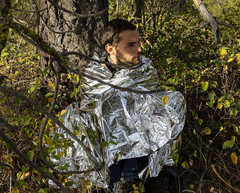 Emergency Mylar Thermal Blankets (4-Pack), Pocket Sized for Emergencies, Camping