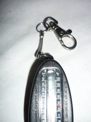 Coghlans Keychain 4 in 1 Whistle Magnifier Compass Thermometer Survival