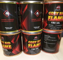 13oz BioFlame Fire Gel Fuel, Easy To Ignite, Non-Toxic