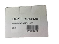 800 Feet ( 8/100’ Rolls) Hillman 28 Gauge Annealed Wire 534676 W/cutters
