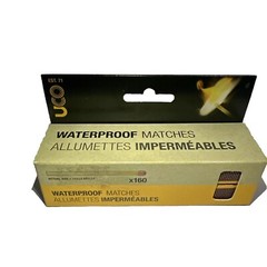UCO Waterproof Matches 160 Sticks camping survival MT-WAT-4PK 40×4