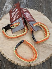 Paracord 550 Bracelets SET Of 3!!2-Tone Orange & Yellow King Cord Survival 8″