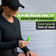 Gradient Fitness Emergency Whistles (2 Pack) | Loud Pealess Plastic Survival …