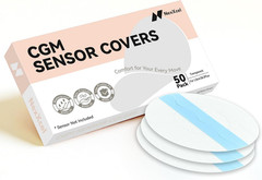 Nexxcel 50 Pack Sensor Covers for Freestyle Libre 3 & 3 Plus, Waterproof Adhesiv
